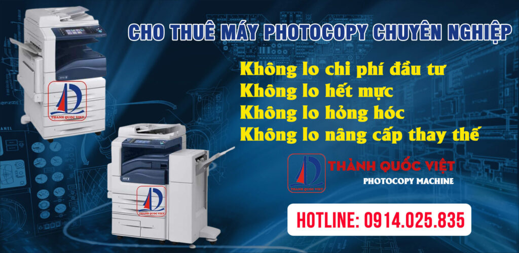 Cho thuê máy photocopy tại Đà Nẵng Thành Quốc Việt